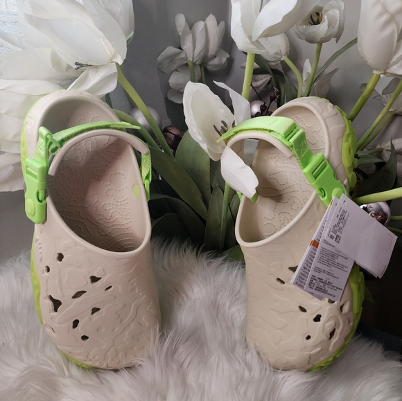 Crocs All-Terrain Atlas Clog Bone Limeade Men Unisex Slip On Sandals new - Picture 5 of 10